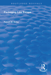 Packaging Law Europe book cover