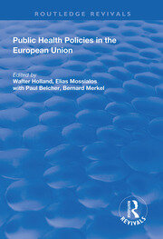 Public Health Policies in the European Union book cover