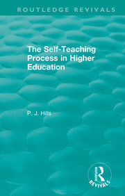 The Self-Teaching Process in Higher Education book cover