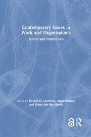 Contemporary Issues in Work and Organisations: Actors and Institutions book cover