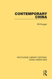 Contemporary China book cover