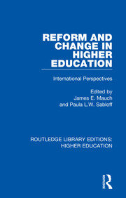 Reform and Change in Higher Education: International Perspectives book cover