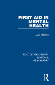 First Aid in Mental Health book cover