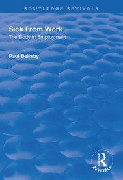 Sick From Work: The Body in Employment book cover