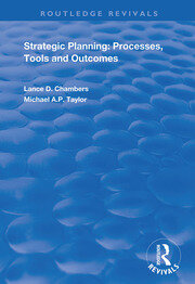 Strategic Planning:  Processes, Tools and Outcomes book cover
