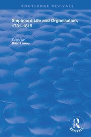 Shipboard Life and Organisation, 1731-1815 book cover