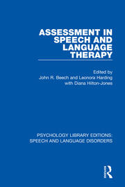 Assessment in Speech and Language Therapy book cover