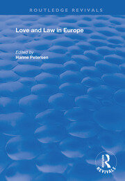 Love and Law in Europe book cover