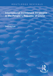 International Investment Strategies in the People's Republic of China book cover