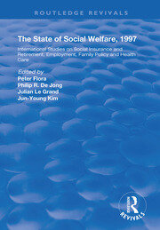 The State and Social Welfare, 1997: International Studies on Social Insurance and Retirement, Employment, Family Policy and Health Care book cover