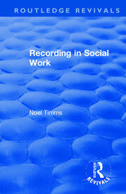 Recording in Social Work book cover