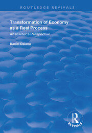 Transformation of Economy as a Real Process: An Insider's Perspective book cover