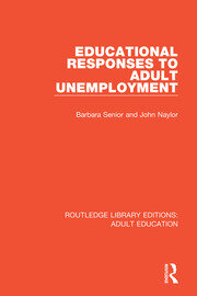 Educational Responses to Adult Unemployment book cover