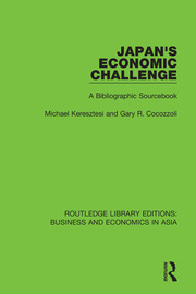Japan's Economic Challenge: A Bibliographic Sourcebook book cover