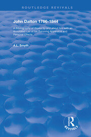 John Dalton, 1766–1844: A Bibliography of Works By and About Him book cover
