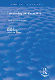 Interviewing and Deception book cover