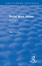 Social Work Values: An Enquiry book cover