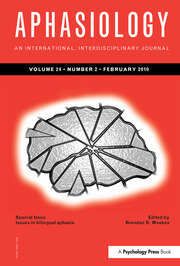 Issues in Bilingual Aphasia: A Special Issue of Aphasiology book cover