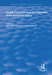 Health Care and Cost Containment in the European Union book cover