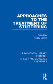 Approaches to the Treatment of Stuttering book cover