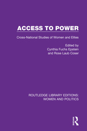 Access to Power: Cross-National Studies of Women and Elites book cover