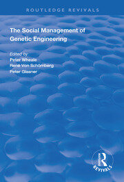 The Social Management of Genetic Engineering book cover