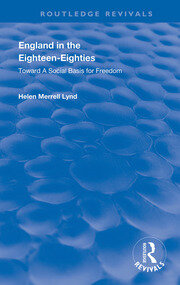 England in the Eighteen Eighties book cover
