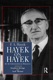 Hayek on Hayek: An Autobiographical Dialogue book cover