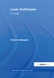 Louis Andriessen: De Staat book cover