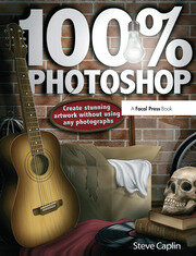 100% Photoshop: Create stunning illustrations without using any photographs book cover