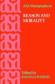 Reason and Morality book cover