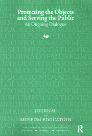 Protecting the Objects and Serving the Public: Journal of Museum Education 36:2 Thematic Issue book cover
