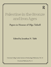 Palestine in the Bronze and Iron Ages book cover
