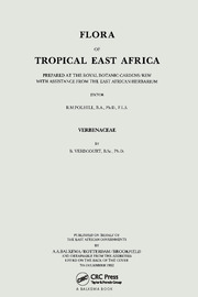 Flora of Tropical East Africa - Verbenaceae (1992) book cover