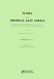 Flora of Tropical East Africa: Prepared at the Royal Botanic Gardens/Kew With Assistance from the East African Herbarium book cover