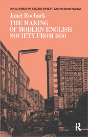 The Making of Modern English Society from 1850 book cover