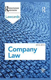 Company Lawcards 2012-2013 book cover