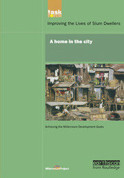 UN Millennium Development Library: A Home in The City book cover