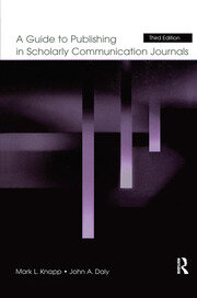 A Guide to Publishing in Scholarly Communication Journals book cover