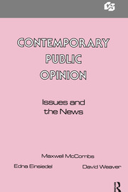 Contemporary Public Opinion: Issues and the News book cover