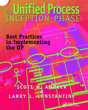 The Unified Process Inception Phase: Best Practices in Implementing the UP book cover
