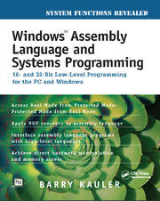 Windows Assembly Language and Systems Programming: 16- and 32-Bit Low-Level Programming for the PC and Windows book cover