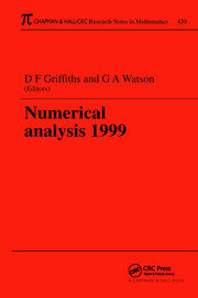 Numerical Analysis 1999 book cover