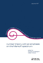 Number Theory with an Emphasis on the Markoff Spectrum book cover