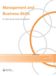 Management and Business Skills in the Built Environment book cover