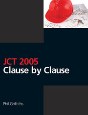 JCT 2005: Clause by Clause book cover