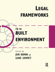 Legal Frameworks for the Built Environment book cover