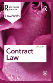Contract Lawcards 2012-2013 book cover