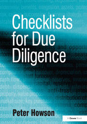 Checklists for Due Diligence book cover