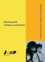 Working With Children: Journal of Infant, Child, and Adolescent Psychotherapy, 2.2 book cover